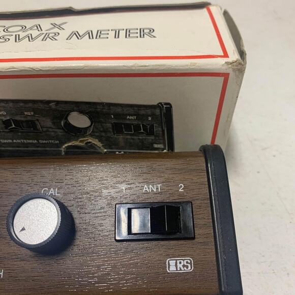 Vtg Archer 2 Position Coax Switch and SWR Meter 21-521 with Original Box - Picture 3 of 10
